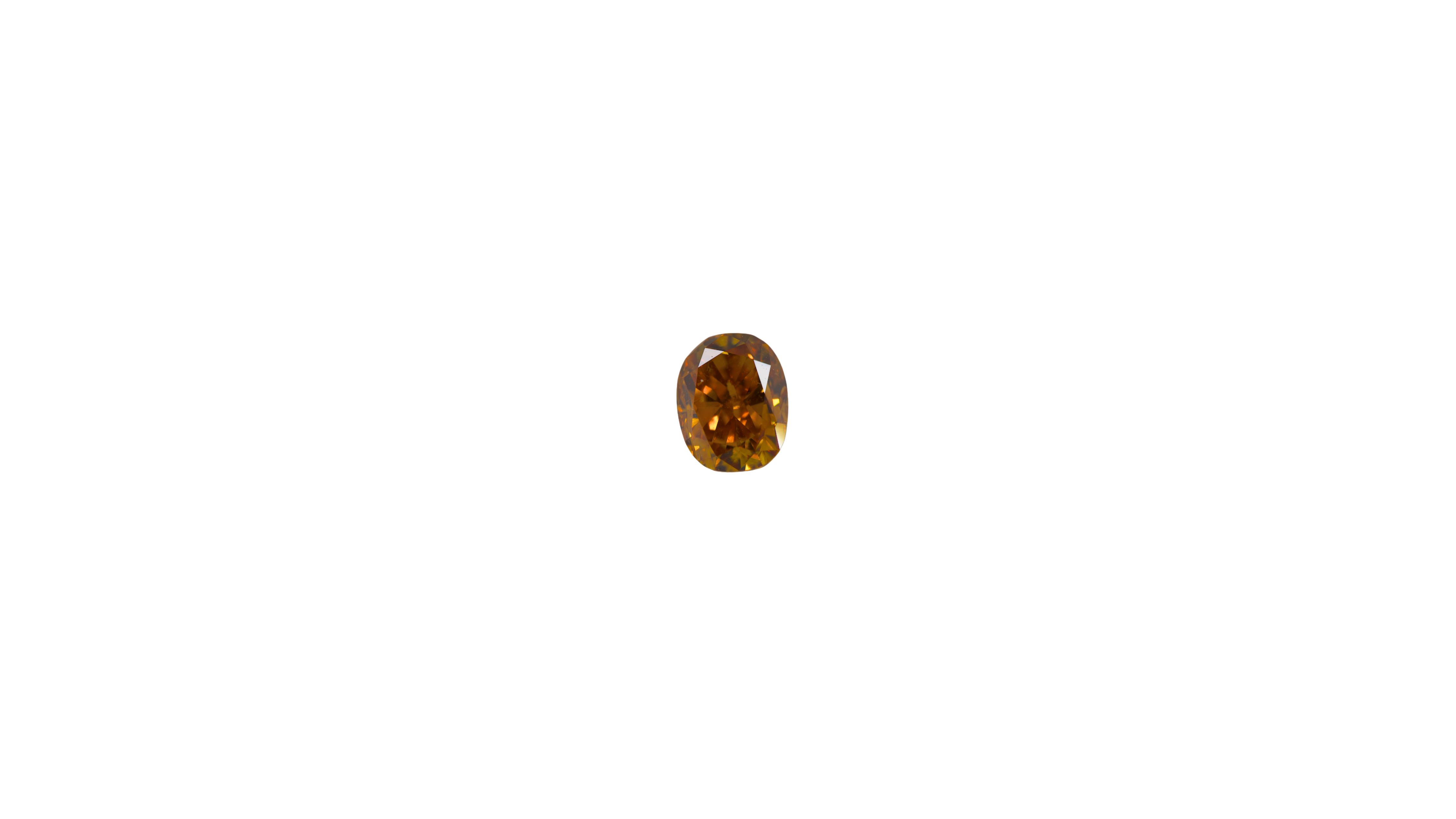 Fancy Deep Brownish Yellowish Orange Diamond