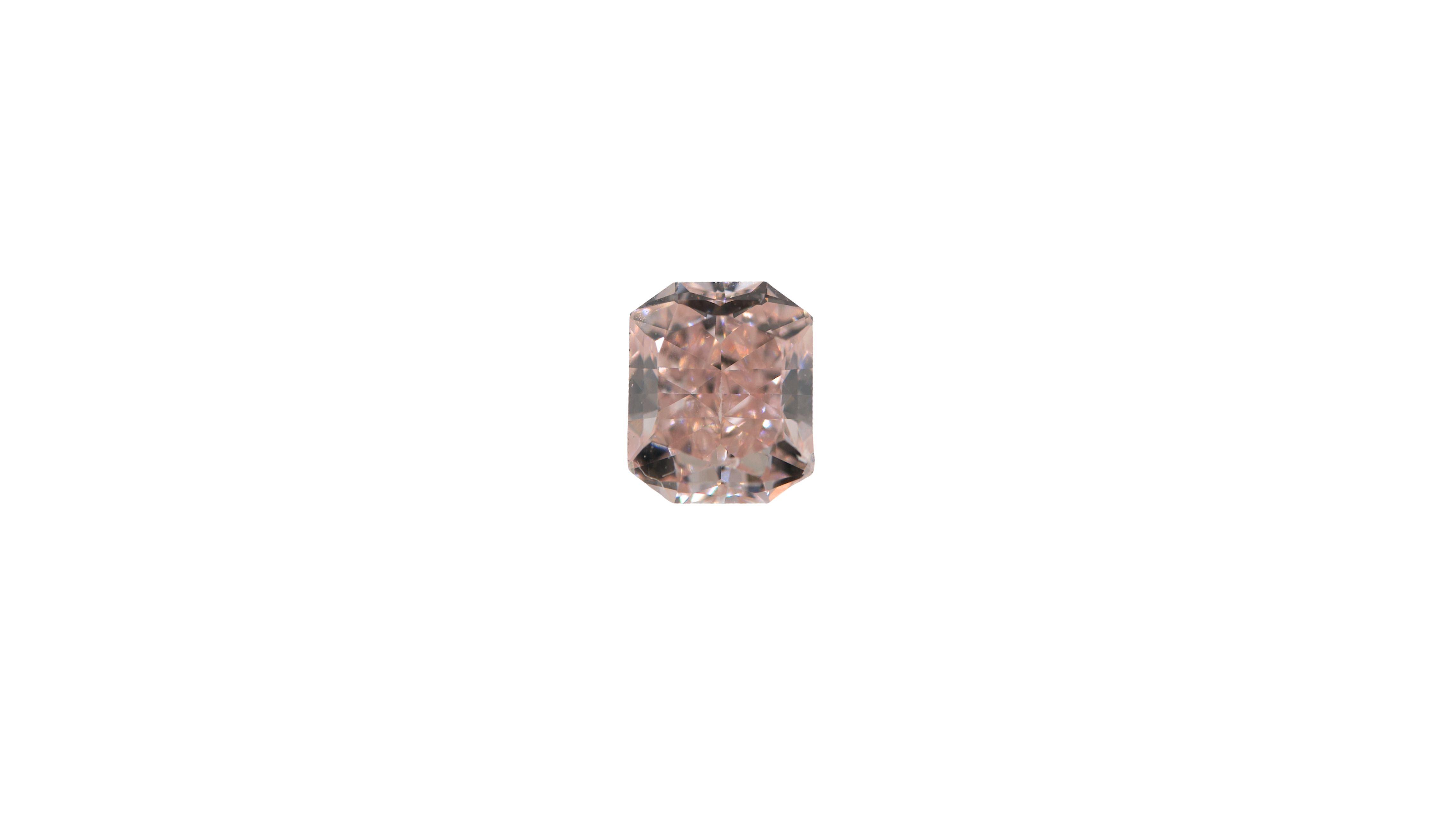 Fancy Orangy Pink Diamond