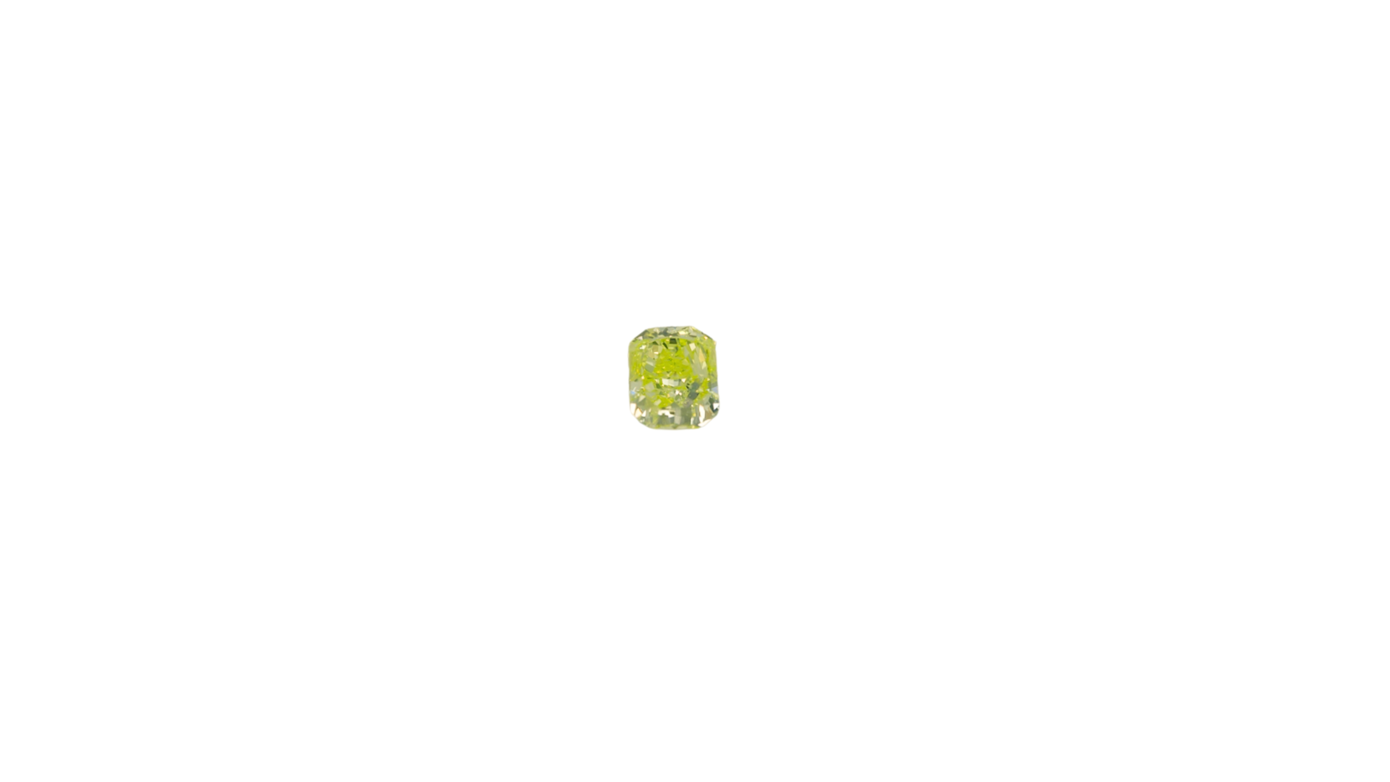 Fancy Intense Green Yellow Diamond