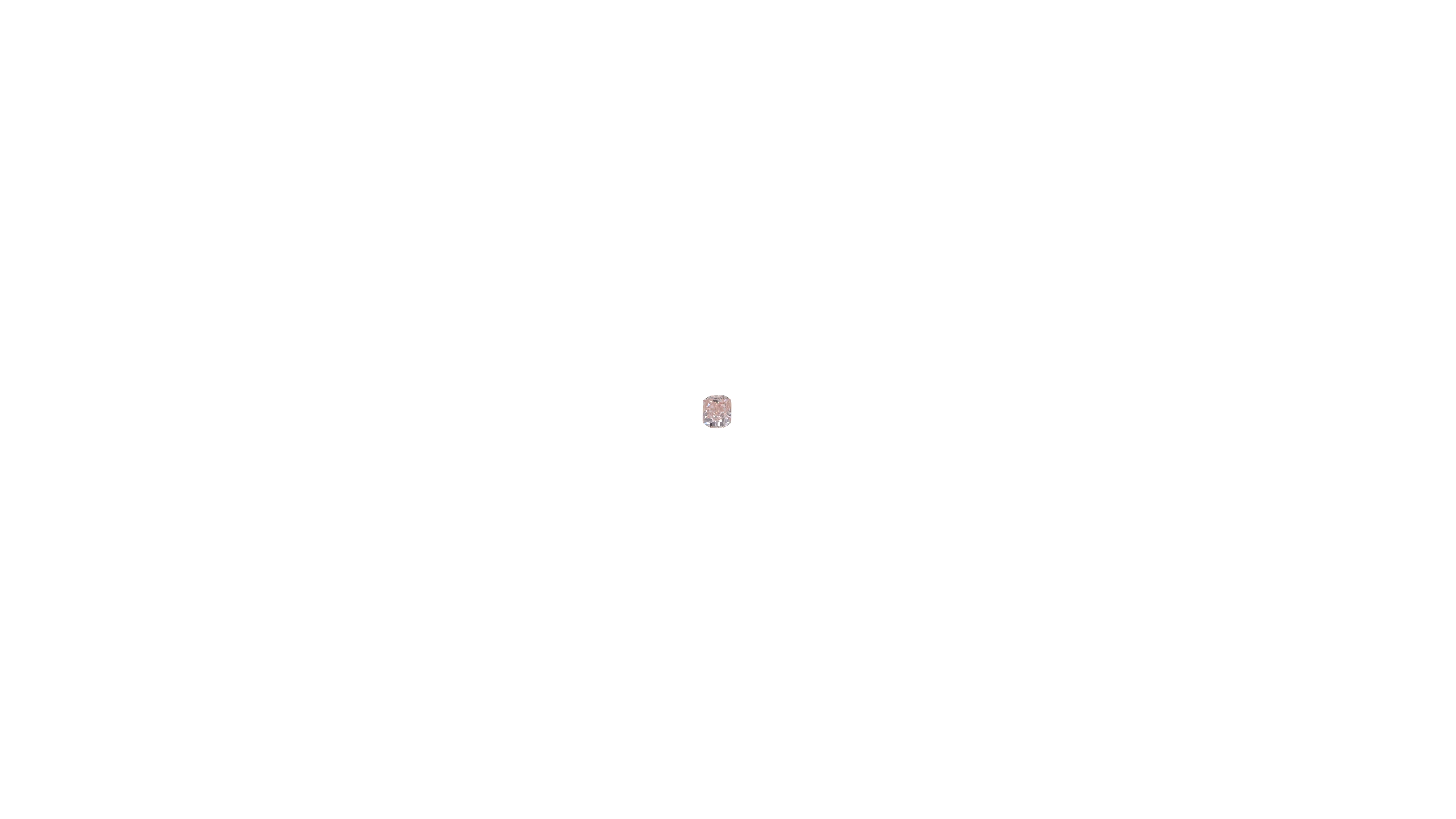 Fancy Orangy Pink Diamond